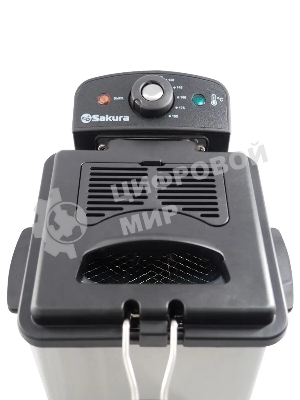 Фритюрница Sakura SA-7676 800Вт, съемная чаша 1,5 л