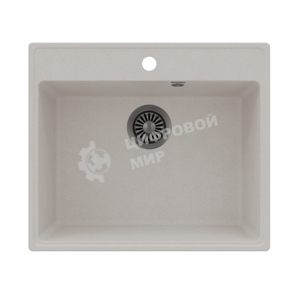 Кухонная мойка Maunfeld Perla 580 MFQS-580W кремовый