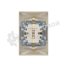 Электроустановочные изделия Legrand Legrand 774370 Розетка двойная (моноблок) Valena с заземлением (слоновая кость)