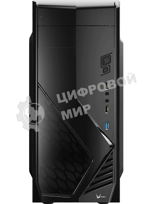 Компьютерный корпус Miditower Aerocool/Formula Cs-1102 черный ATX/micro ATX/mini ITX, USB 3.0 (без БП) 58133