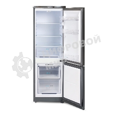 Холодильник Бирюса W418 графит двухкамерный 125/55л морозилка снизу