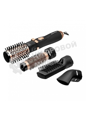 Фен-щётка BRAYER BR3132 черный/золотистый, 1200 Вт, 25/38 мм