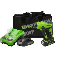 Перфоратор аккумуляторный бесщеточный GreenWorks GD24SDS1K2, 1,2 ДЖ, 24V, c АКБ 2А·ч и ЗУ, в сумке (3803107UA)
