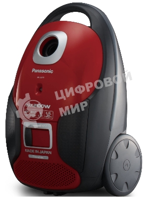 Пылесос Panasonic MC-CJ915R красный, 380 Вт/2100 Вт, уборка сухая, пылесборник мешок 6 л