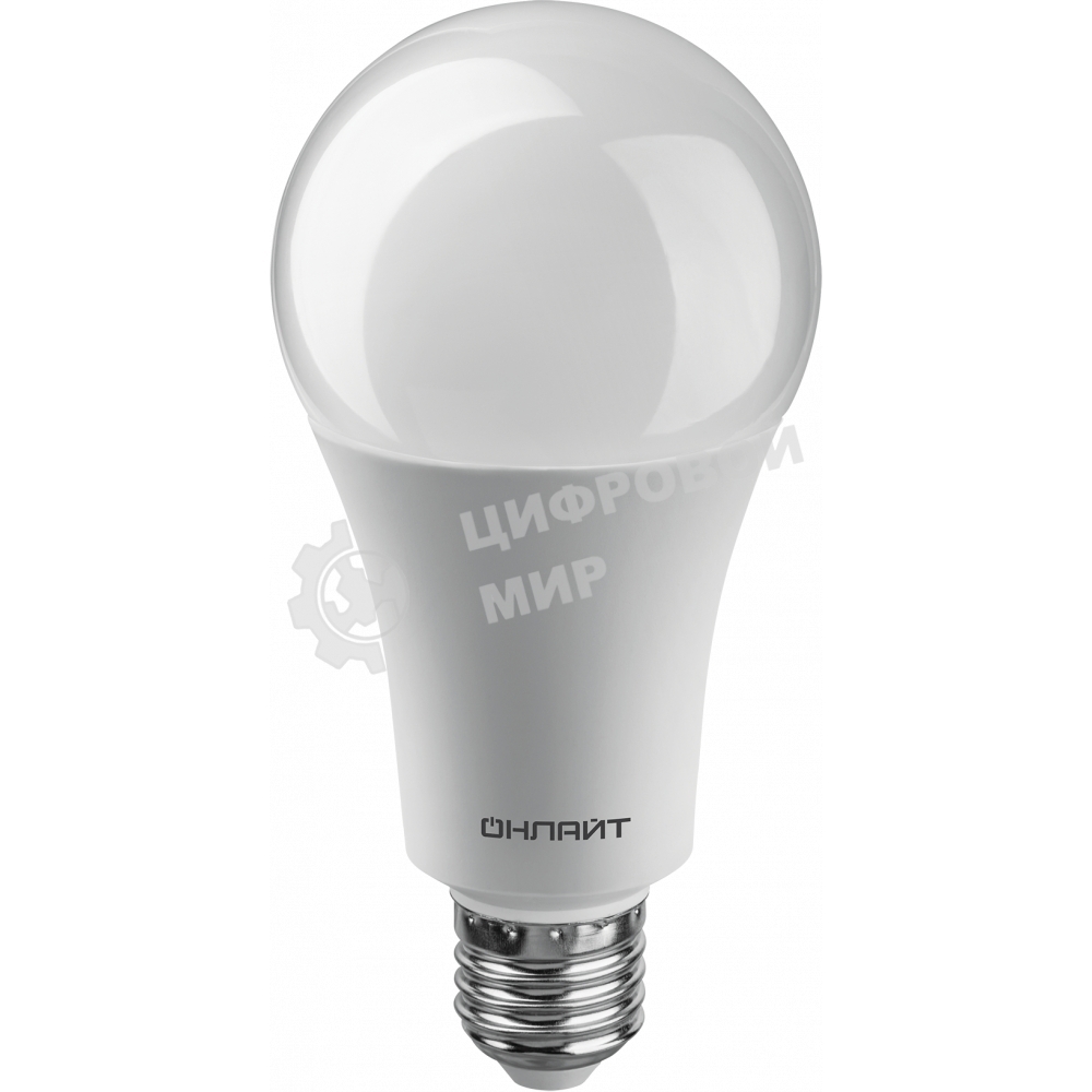 Лампа светодиодная ОНЛАЙТ 61955 OLL-A60-25-230-6.5K-E27