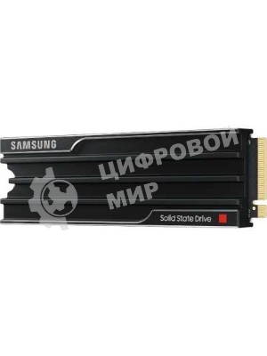 Накопитель SSD 2Tb Samsung 9100 PRO, M.2, PCI-E 5.0 x4, TLC 3D NAND R/W - 14700 (14800)/13400 (13300) Mb/s с радиатором