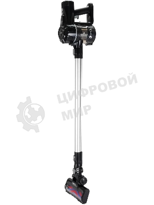 Пылесос вертикальный Vitek Starlight VT-8143 черный/серебристый, питание от аккумулятора, 35 Вт, уборка сухая, пылесборник 0.6 л, работа от АКБ max 30 мин