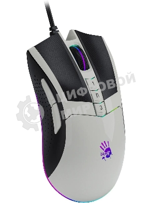Мышь проводная A4Tech Bloody W90 Max белый/черный, 10000 dpi, USB, кнопки - 10