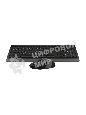 Комплект клавиатура+мышь A4Tech FStyler FG1010 беспроводной, USB, 2000 DPI, чёрный