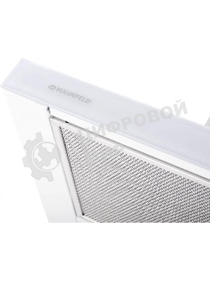 Вытяжка встраиваемая Maunfeld Ouse Touch Glass 60 белый, 60 см, 750 куб. м/ч, 48 дБ
