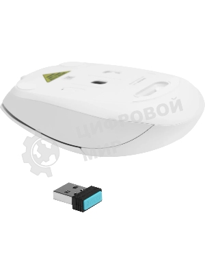 Мышь беспроводная A4Tech Fstyler FG16CS Air белый, 2000 dpi, радиоканал, USB, кнопки - 3