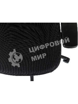 Кресло Бюрократ MC-711N-H черный, сетка, подголовник