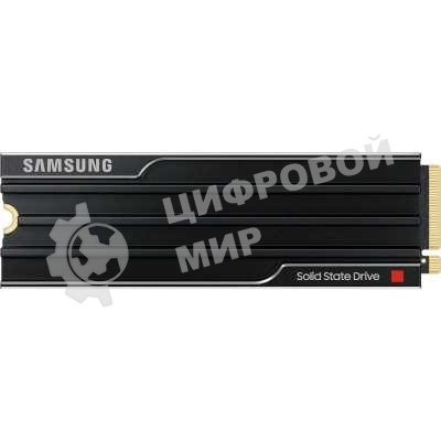 Накопитель SSD 2Tb Samsung 9100 PRO, M.2, PCI-E 5.0 x4, TLC 3D NAND R/W - 14700 (14800)/13400 (13300) Mb/s с радиатором