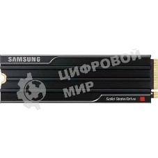 Накопитель SSD 2Tb Samsung 9100 PRO, M.2, PCI-E 5.0 x4, TLC 3D NAND R/W - 14700 (14800)/13400 (13300) Mb/s с радиатором