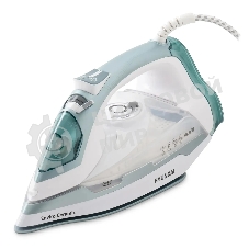 Утюг Hyundai H-SI01223 белый/изумрудный, 3000 Вт, 25 г/мин, 220 г/мин, 420 мл