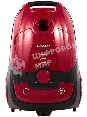 Пылесос Sharp ECKB19RR, красный/черный, 350/1900 Вт, уборка сухая, пылесборник мешок 2.3 л