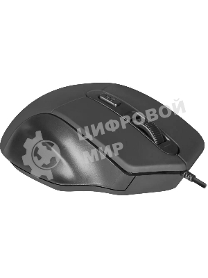 Мышь проводная Defender Datum MB-347 черный, 1600 dpi, USB, кнопки - 4
