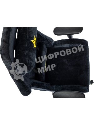 Кресло игровое Zombie 51 черный Light-20 крестов. пластик