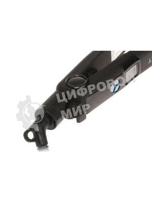 Выпрямитель для волос Galaxy GL 4505 черный/голубой, 27,5/57 мм, 200 °C, 1 режим