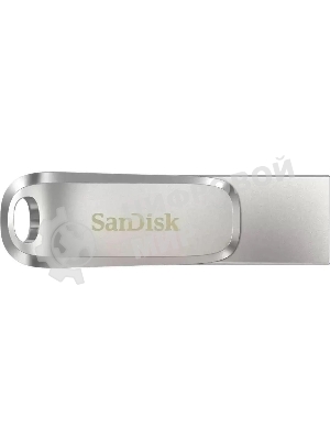Флешка USB Sandisk Ultra Dual Luxe (SDDDC4-032G-G46), 32Gb, USB 3.2 Gen 1/Type-C, R/W 150/40, серебристый
