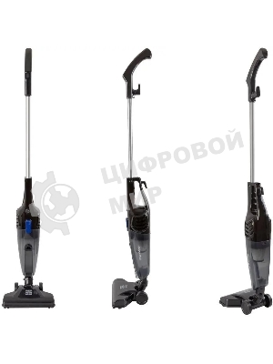 Пылесос вертикальный Endever SkyClean VC-286 серый, питание от сети, 100 Вт, уборка сухая, пылесборник 1.5 л