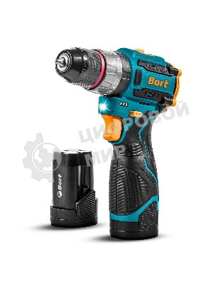 Дрель-шуруповерт Bort BAB-16U, 16,8 В, 2 Ач, 70 Нм, бесщеточный, ударная
