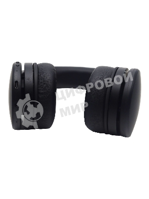 Беспроводные наушники Raskat ANC 1B черный, полноразмерные, Bluetooth + проводной, активное шумоподавление, складная конструкция, до 50 ч