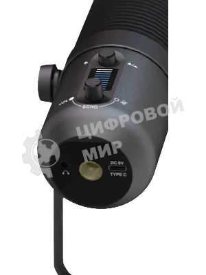 Микрофон проводной Оклик SM-400G 2м черный