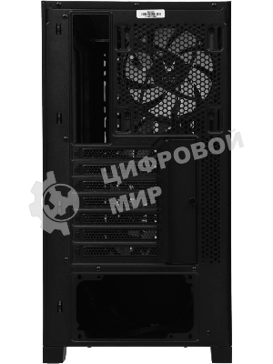 Корпус Formula V Line TimberLine T0 Black, ATX, wood+plastic front, TYPE-C*1, USB3.0*2, FRONT 3x120мм FRGB, REAR 1x120мм FRGB