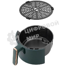 Аэрогриль Kitfort КТ-2222 зеленый, 1500 Вт, 3.3 л, сенсор, 8 программ