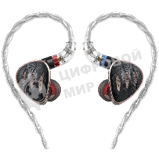 Проводные наушники FiiO FH5s черный/медный, внутриканальные, Jack 3.5/2.5/4.4 мм, сменные штекеры