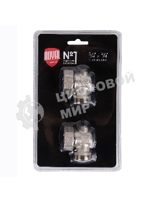 Набор нижнего подключения Royal Thermo угловой раздельный 3/4х3/4ЕК