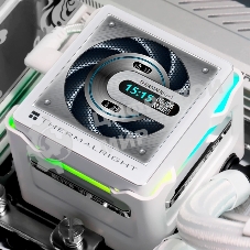 Система жидкостного охлаждения Thermalright Elite Vision 360 (360mm, LED, White, ARGB/Fans: 3x120mm, 69CFM, 27dBA, 2150RPM/Pump height 63mm, Rad thickness 27mm/S: 1700, 1200, 1851, 115X, 2011, 2066, AM5, AM4)