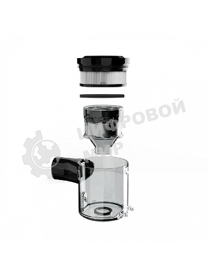 Пылесос вертикальный BQ VCA1000W серый/красный, питание от аккумулятора, 160 Вт, уборка сухая/влажная, пылесборник 0.5 л, работа от АКБ max 50 мин