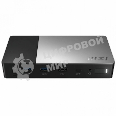 USB-концентратор MSI USB-C Docking Station Gen 2/1xType-C(USB3.2Gen2/DP)/1xType-C USB3.2Gen2/2xType-A USB3.2Gen2/1xType-A USB2.0/1xHDMI2.1/1xDP/1xRJ45/1xComboJack/150W adapter