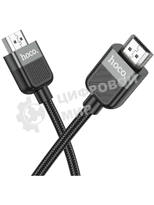 Кабель Hoco US09 ver2.0 HDMI (m) HDMI (m) 2м черный (пакет)