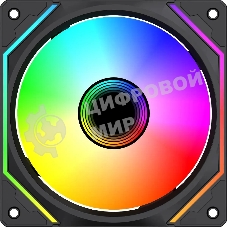 Вентилятор для корпуса Bloody BD-CF120ARGB5 LCD ARGB черный, 120 мм, 1600 об/мин, 26 дБ, 4 pin