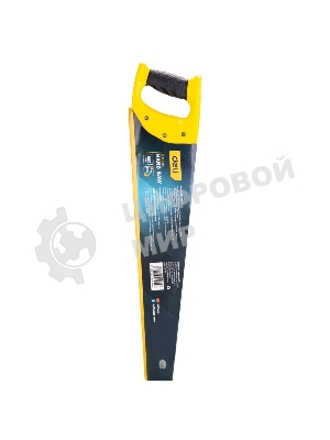 Ножовка по дереву Deli DL6850A 500мм, сталь 65Mn, шлифовка зубцов с 3-х сторон, рукоять из двухкомпонентного противоударного пластика