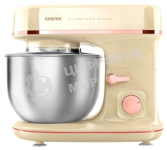 Миксер планетарный Centek CT-1139 бежевый