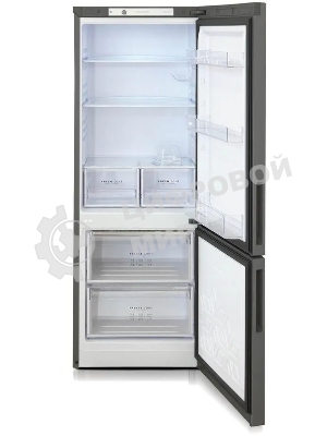 Холодильник Бирюса Б-W6034 графит матовый двухкамерный 210/85л морозилка снизу