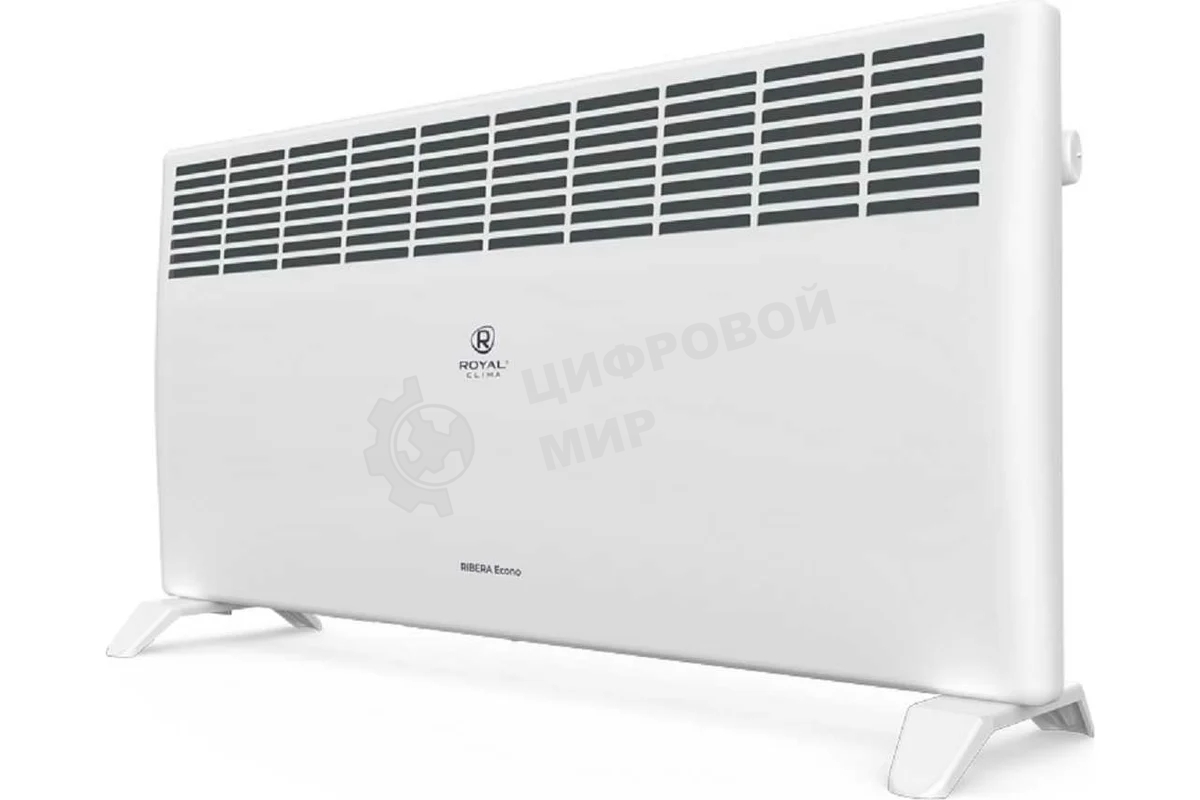 Конвектор электрический Royal Clima REC-RE2000M белый, 2000 Вт, 25 м2, термостат