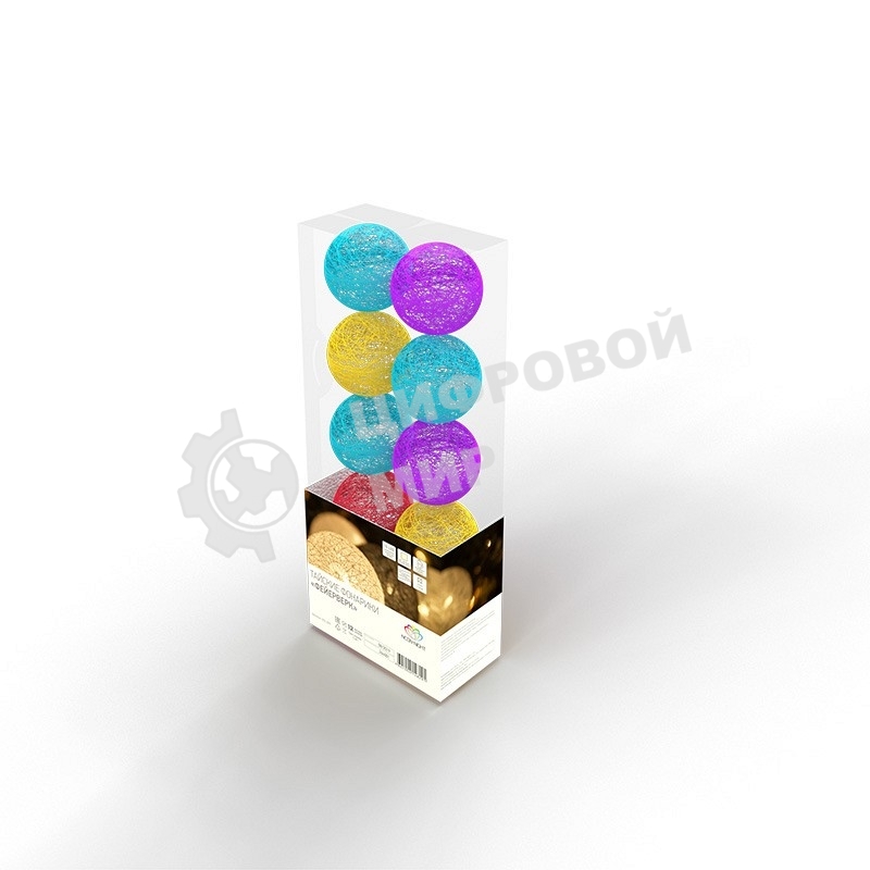 Тайские фонарики Neon-night Фейерверк 5 м, 25 LED, прозрачный ПВХ, теплый белый, питание USB