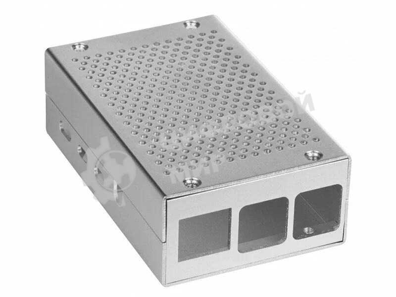 Корпус ACD Silver Fine Heat Dispersion Aluminium Alloy Case for Raspberry Pi 4B