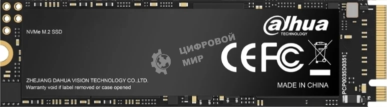 Накопитель SSD Dahua C910, 512Gb, M.2 2280, PCIe 3.0 x4, NVMe, R/W 2500/1500