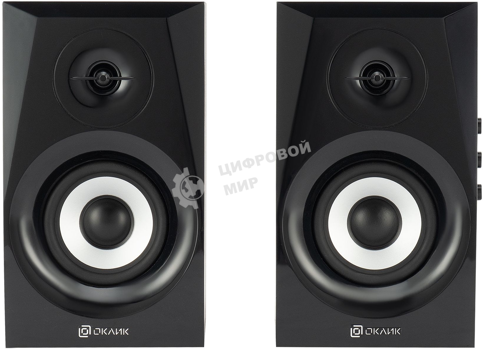 Акустическая система Oklick OK-166 BT 2.0 черный 40Вт