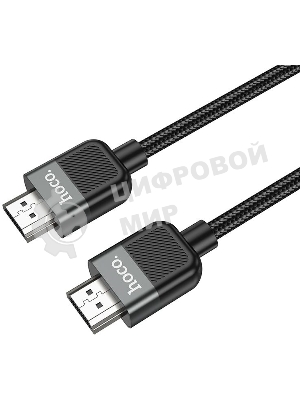 Кабель Hoco US09 ver2.0 HDMI (m) HDMI (m) 2м черный (пакет)