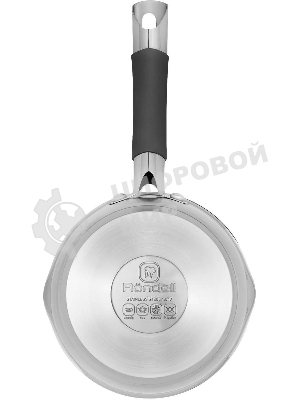 Ковш Rondell Flamme RDS-026, 1.3л, 16см, с крышкой, стальной