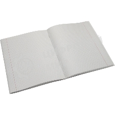 Тетрадь Buro 96л. клет. A5 202х163 1диз. бумвинил скоба синий