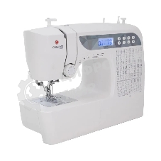 Швейная машина Comfort 1001 200 операций, 9 видов петель, жк дисплей, нитевдеватель, горизонтальный челнок, русск./англ. алфавит, плавная регулировка скорости на корпусе, регулятор давления лапки, нитевдеватель, возможность шитья двойной иглой, возможность шитья без педали.