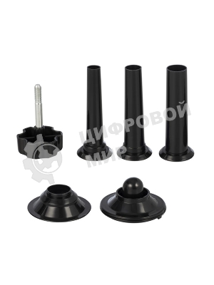 Мясорубка электрическая Centek CT-1606 серебиристый, 3000 Вт, 3.0 кг/мин, реверс, металлический лоток, насадки - 5